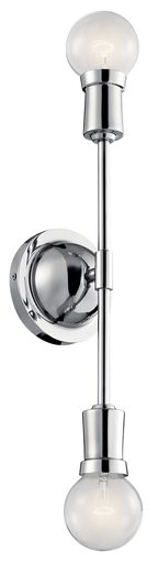Product image for Kichler 43195CH Armstrong Wall Sconce in Chrome
