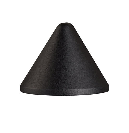 Product image for Kichler 16110BKT30 Fundamentals™ 3000K LED Deck Light Textured Black