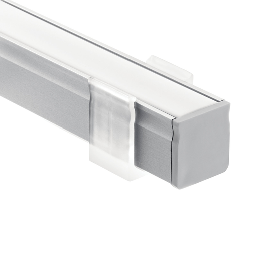 Product image for Kichler 1TEK1DWSF4SIL TE Standard Series 4' Kit Deep Well Surface Channel Silver