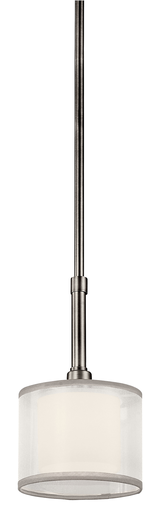 Product image for Kichler 42384AP Lacey™ 1 Light Mini Pendant Antique Pewter