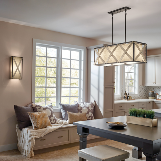 Product image for Kichler 43777AVI Cahoon™ 2 Light Wall Sconce anvil Iron