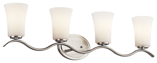 Product image for Kichler 45377NI Armida™ 4 Light Vanity Light Brushed Nickel