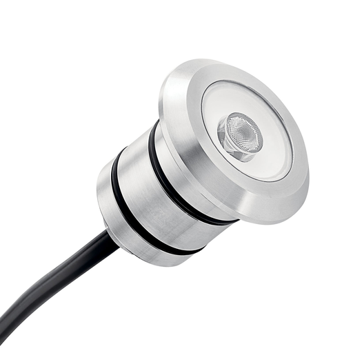 Product image for Kichler 16141SS27 12V 2700K 200 Lumen LED Mini All-Purpose Recessed Light Stainless Steel