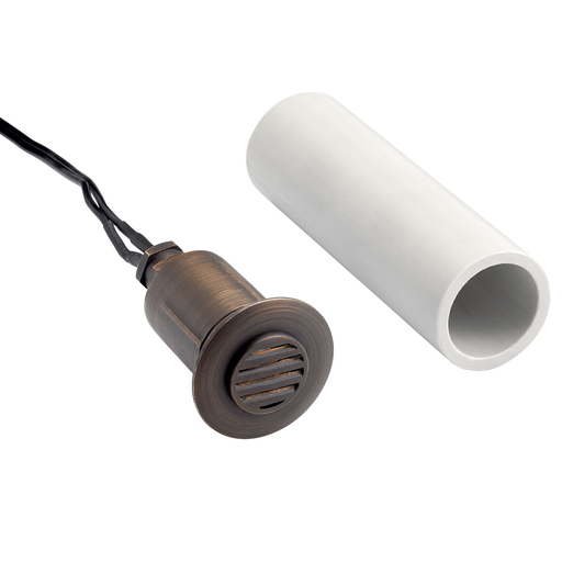 Product image for Kichler 15492CBR 12V MR8 Recessed In-Ground Louvered Centennial Brass