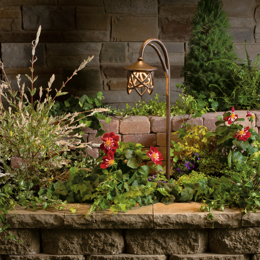 Product image for Kichler 15429TZT Cathedral 12V Path Light Textured Tannery Bronze™