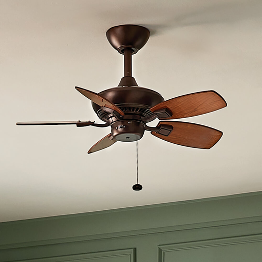 Product image for Kichler 300103OBB Canfield 30" Fan Oil Brushed Bronze