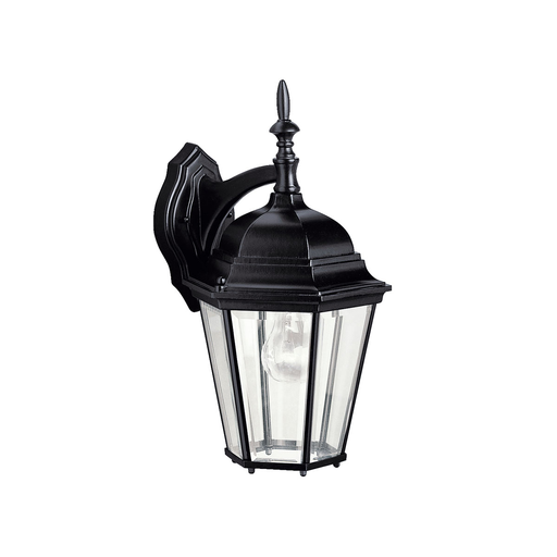 Product image for Kichler 9655BK Madison 17" 1 Light Wall Light Black