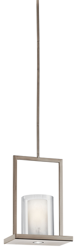 Product image for Kichler 42549CLP Triad™ 1 Light Pendant Classic Pewter