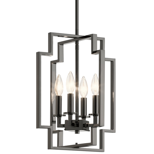 Product image for Kichler 43964MCH Downtown Deco 17" Foyer Pendant Chrome