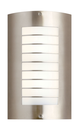 Product image for Kichler 6048NI Newport™ 2 Light Wall Light Brushed Nickel