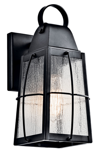 Product image for Kichler 49552BKT Tolerand™ 1 Light Wall Light Textured Black