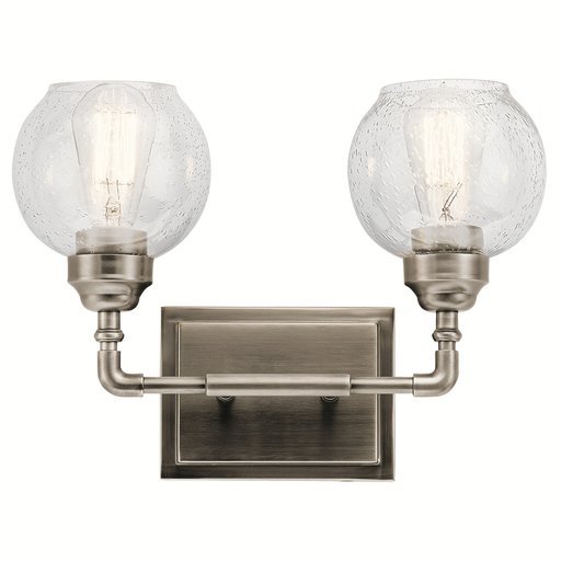 Product image for Kichler 45591AP Niles 2 Light Vanity Light Antique Pewter