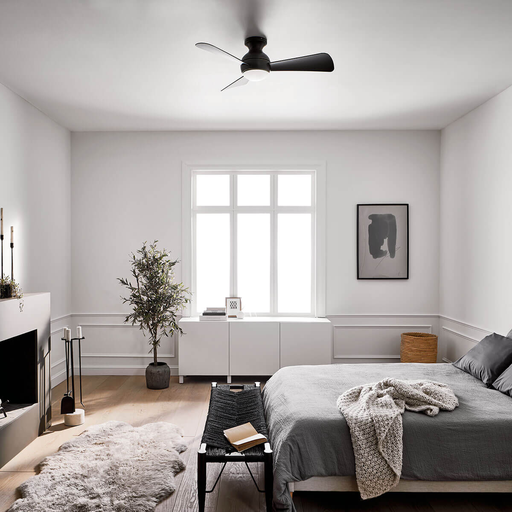 Product image for Kichler 330150OZ Sola LED 34" Fan Olde Bronze®