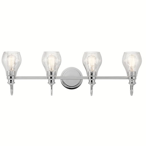Product image for Kichler 45393CH Greenbrier™ 4 Light Vanity Light Chrome