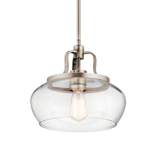 Product image for Kichler 43903AP Davenport 1 Light Convertible Pendant Antique Pewter