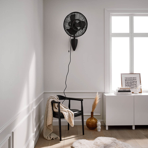 Product image for Kichler 339218SNB Pola™ 18" Wall Fan Satin Natural Bronze