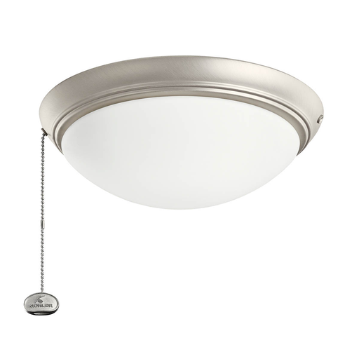 Product image for Kichler 338200NI LED Low-Profile 11.5" Light Kit Brushed Nickel