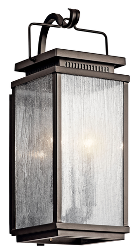 Product image for Kichler 49385OZ Manningham™ 2 Light Wall Light Olde Bronze®