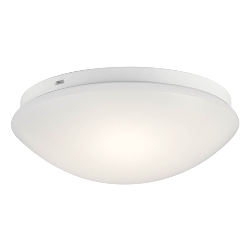 Product image for Kichler 10755WHLED 10.75" LED Flush Mount in White