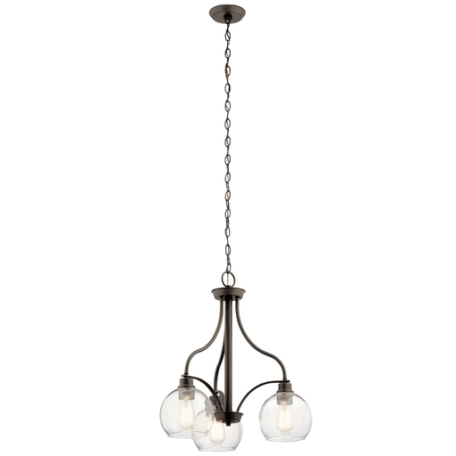 Product image for Kichler 44063OZ Harmony 3 Light Chandelier Olde Bronze®