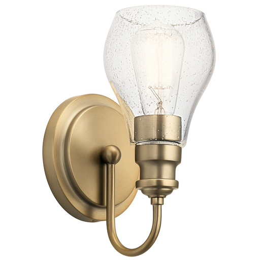 Product image for Kichler 45390CLZ Greenbrier™ 1 Light Wall Sconce Classic Bronze