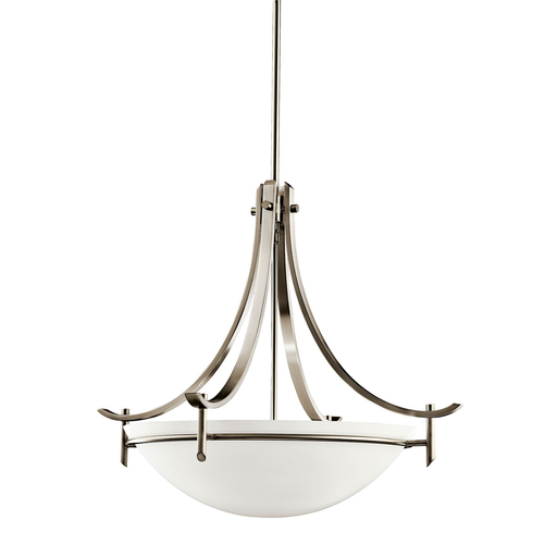 Product image for Kichler 3278AP Olympia™ 3 Light Inverted Pendant Antique Pewter