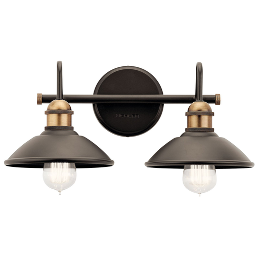 Product image for Kichler 45944OZ Clyde™ 2 Light Vanity Light Olde Bronze®