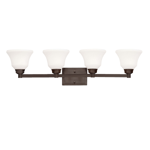 Product image for Kichler 5391OZ Langford™ 4 Light Vanity Light Olde Bronze®