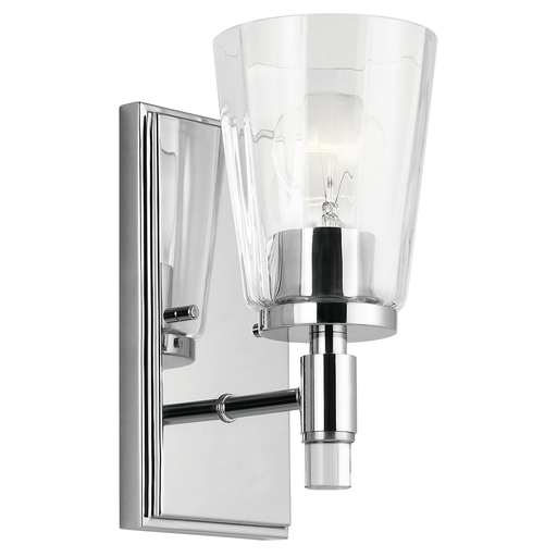 Product image for Kichler 45866CH Audrea™ 1 Light Wall Sconce Chrome