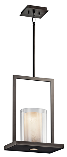 Product image for Kichler 42549OZ Triad™ 1 Light Pendant Olde Bronze®