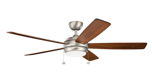 Product image for Kichler 330180NI Starkk™ LED 60" Fan Brushed Nickel