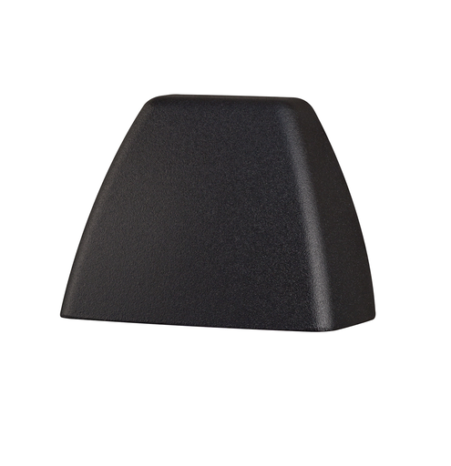 Product image for Kichler 16111BKT27 4 Corners 2700K LED Deck Light Textured Architectural Black