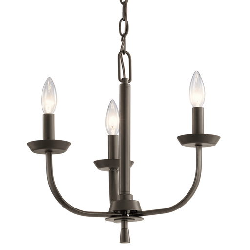 Product image for KICH 52383OZ Mini Chandelier 3Lt Ol