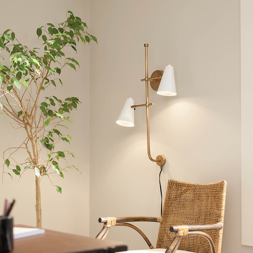 Product image for KICH 52174WH Wall Sconce 2Lt White