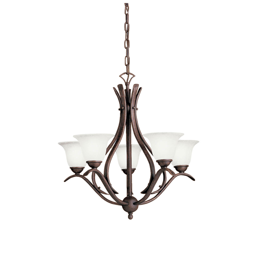 Product image for Kichler 2020TZ Dover™ 5 Light Chandelier Tannery Bronze™