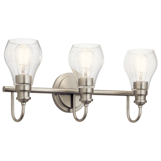 Product image for Kichler 45392NI Greenbrier™ 3 Light Vanity Light Nickel