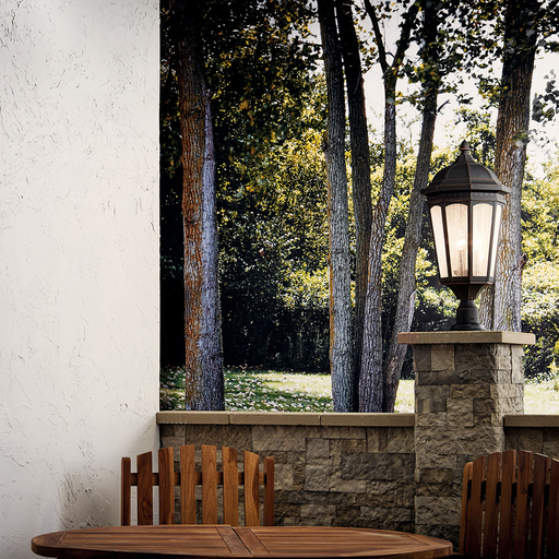 Product image for Kichler 9533RZ Courtyard™ 3 Light Post Light Rubbed Bronze™