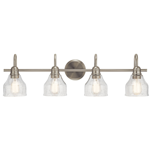 Product image for Kichler 45974NI Avery™ 4 Light Vanity Light Brushed Nickel