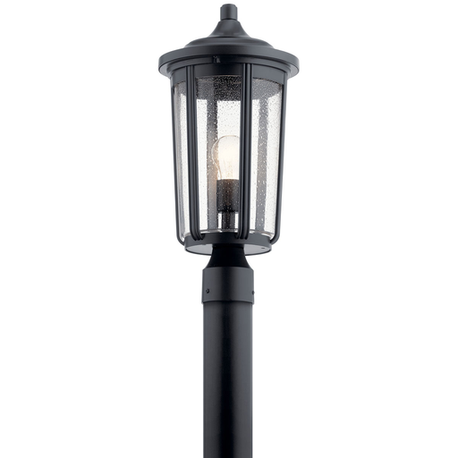 Product image for Kichler 49895BK Fairfield 19.25" 1 Light Post Light Black