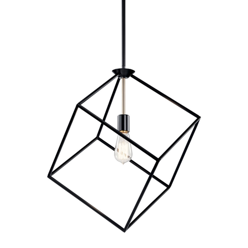 Cartone™ 1 Light Pendant in Black
