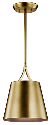 Product image for Kichler 43743NBR Maclain 1 Light Mini Pendant Natural Bronze