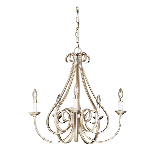 Product image for Kichler 2021NI Dover™ 5 Light Chandelier Brushed Nickel