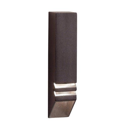 Product image for Kichler 15066AZT 12V Louvered Down Rail Deck Light Textured Architectural Bronze