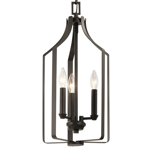 Product image for Kichler 42499OZ Morrigan 21" 3 Light Foyer Pendant Olde Bronze®