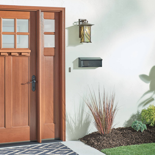 Product image for Kichler 9031DCO Morris™ 15.25" 1 Light Wall Light Distressed Copper