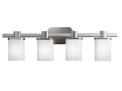 Product image for Kichler 5054NI LEG.™ 4 Light Vanity Light Brushed Nickel