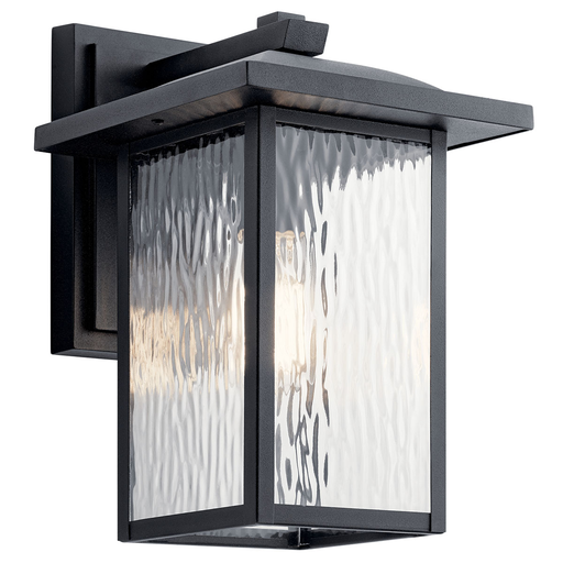 Product image for Kichler 49925BKT Capanna™ 13" 1 Light Wall Light Textured Black