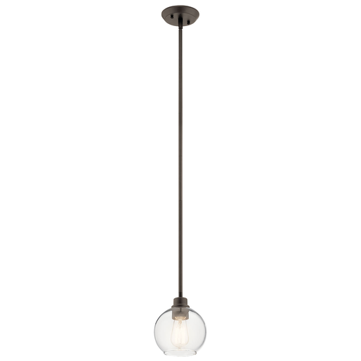 Product image for Kichler 44065OZ Harmony 1 Light Mini Pendant Olde Bronze®