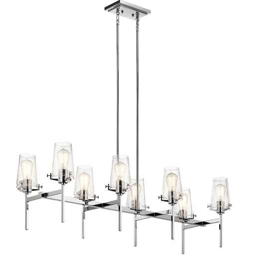 Product image for KICH 43696CH Linear Chandelier 8Lt