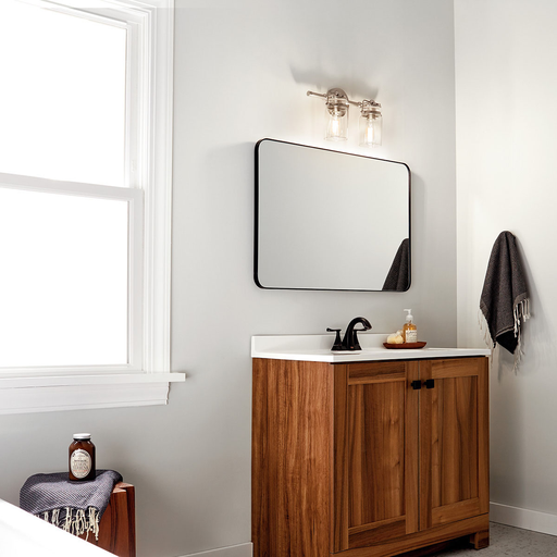Brinley 2 Light Vanity Light Nickel